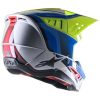 Crosshjälm Supertech M5 Svart/Blå/Fluorescerande Gul/Grå ALPINESTARS XXL – miniatyr 2