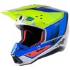 Crosshjälm Supertech M5 Svart/Blå/Fluorescerande Gul/Grå ALPINESTARS XXL – miniatyr 1