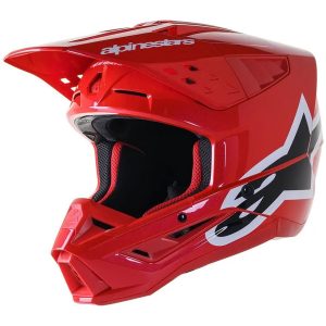 Crosshjälm Supertech M5 Svart/Röd ALPINESTARS