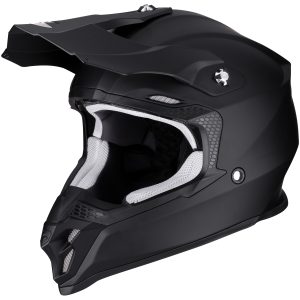 Crosshjälm VX-16 EVO AIR Solid Svart Matt Scorpion