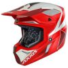 Crosshjälm Wolf Bandit B5 Röd Matt AXXIS XS – miniatyr 1