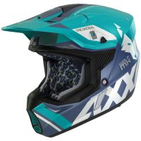 Crosshjälm Wolf Mattblå AXXIS