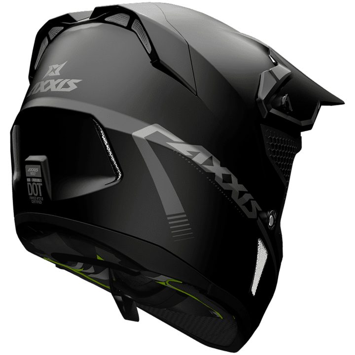 Crosshjälm Wolf Svart Matt AXXIS s – bild 2