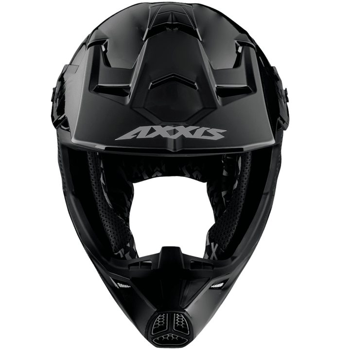 Crosshjälm Wolf Svart Matt AXXIS s – bild 3