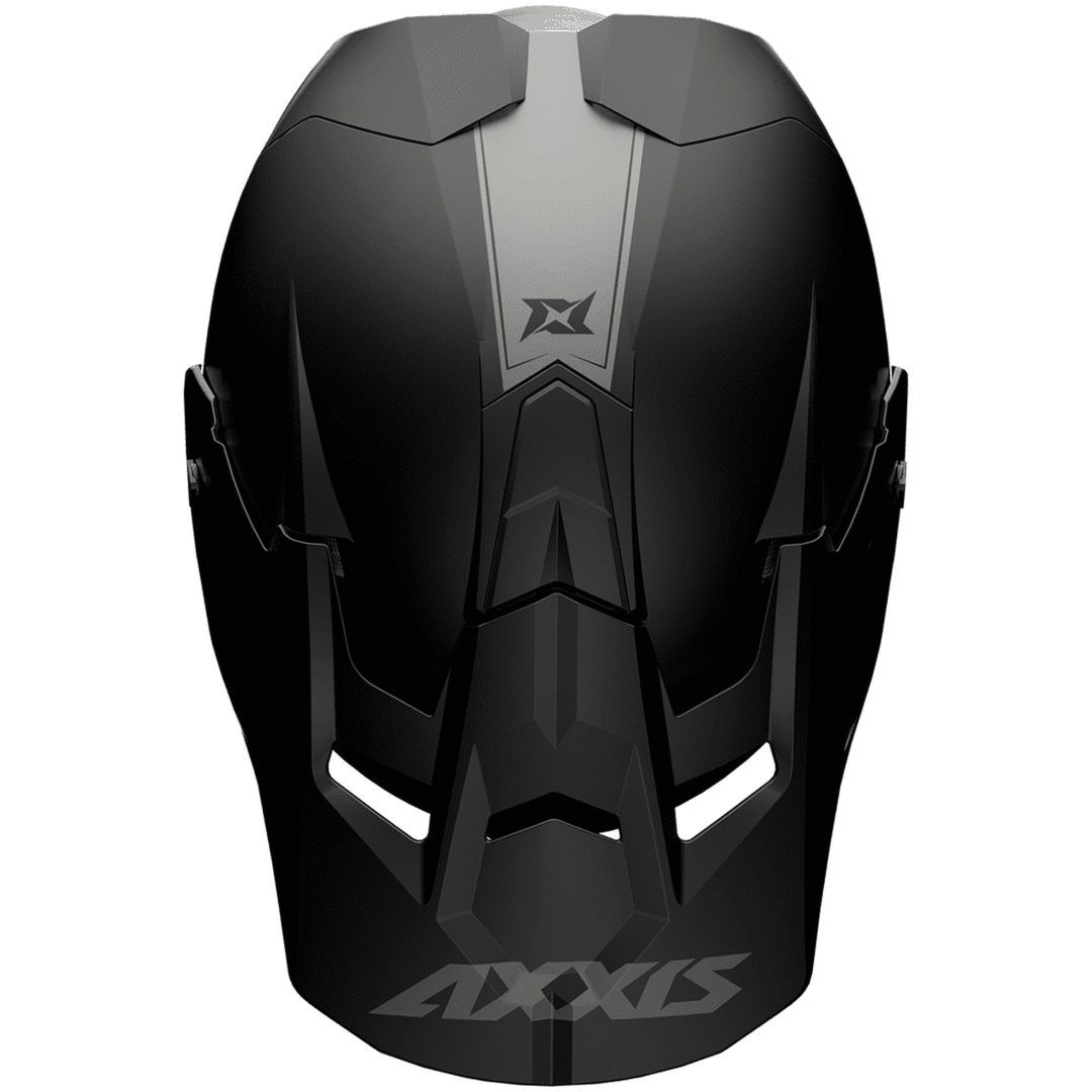 Crosshjälm Wolf Svart Matt AXXIS s – bild 4
