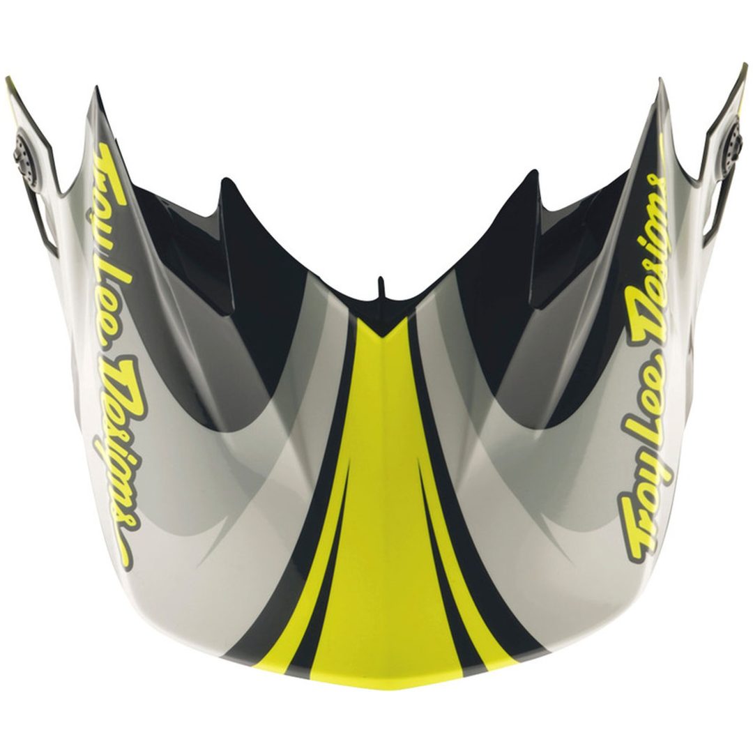 Crosshjälmskärm GP Pro Crossover Grå/Neon Gul TROY LEE DESIGNS