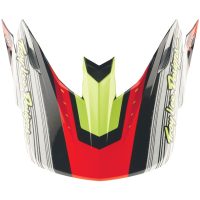 Crosshjälmsskärm SE5 Composite Stripes Svart/Röd TROY LEE DESIGNS