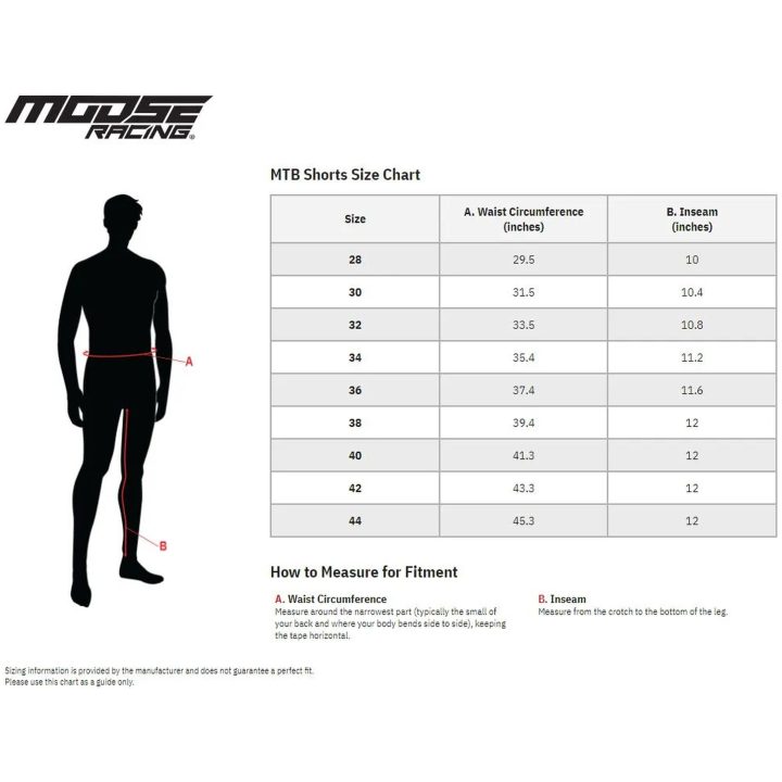 Crosshorts MTB Svart MOOSE RACING 28 – bild 5