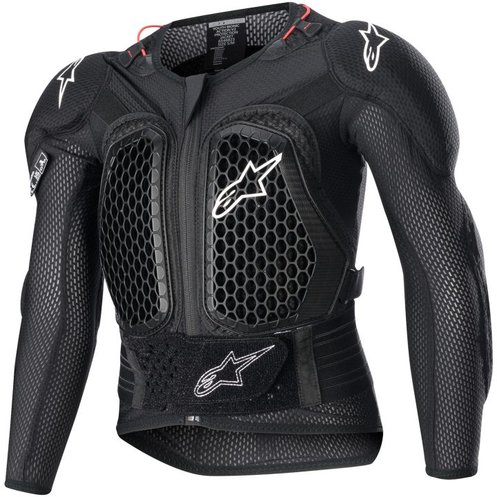 Crossjacka Barn Skydd Bionic Action Svart ALPINESTARS Small/Medium – bild 2