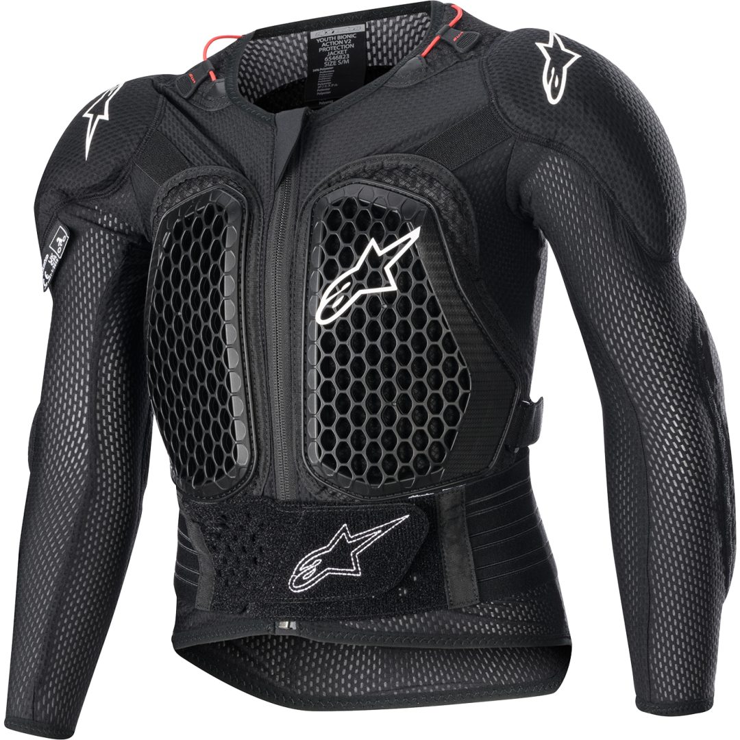 Crossjacka Barn Skydd Bionic Action Svart ALPINESTARS Small/Medium