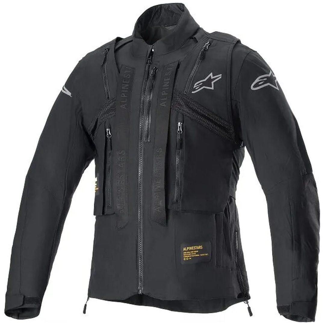 Crossjacka Techdura Svart Silver ALPINESTARS(MX) Medium