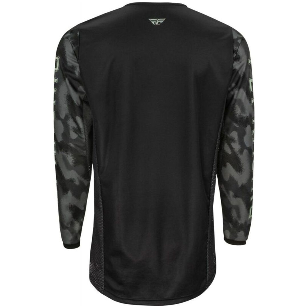Crossjersey Kinetic Se Tactic Svart/grå Camo FLY RACING M – bild 2