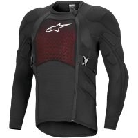 Crosskyddsjacka Long-Sleeve Bionic Plasma LT Svart/Vit ALPINESTARS