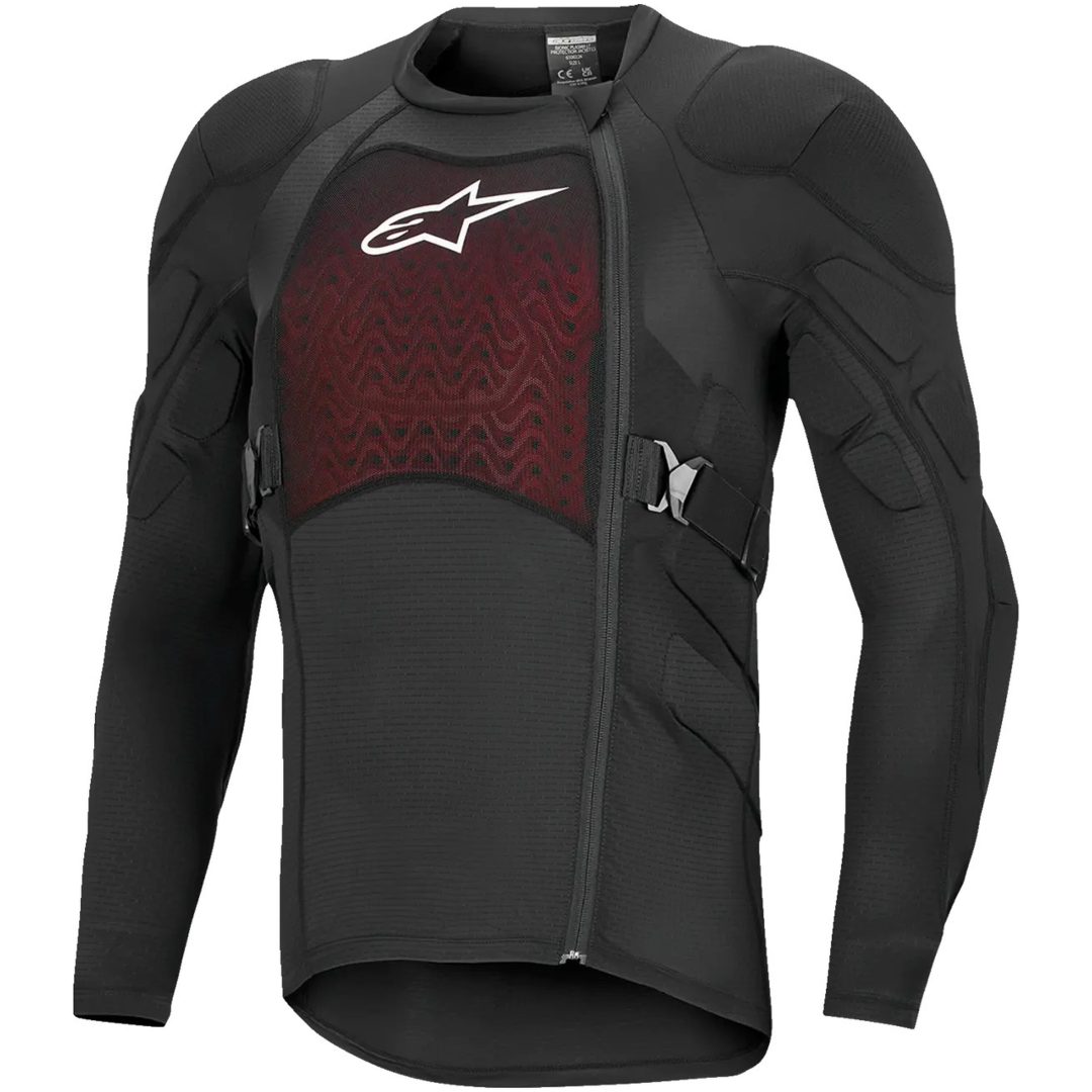 Crosskyddsjacka Long-Sleeve Bionic Plasma LT Svart/Vit ALPINESTARS s