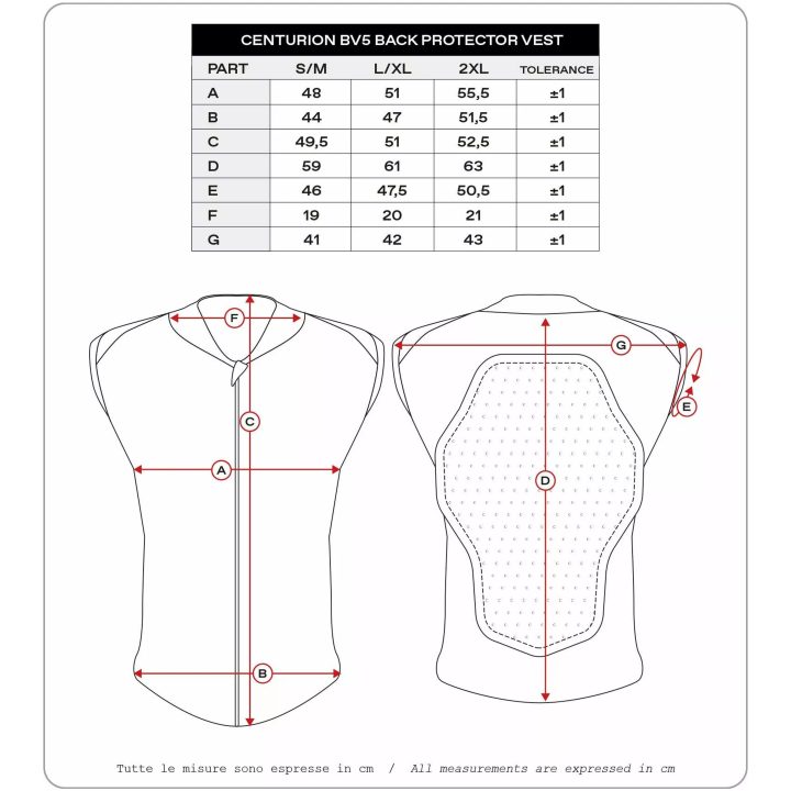 Crossryggskydd BV5 Svart UFO Small/Medium – bild 5