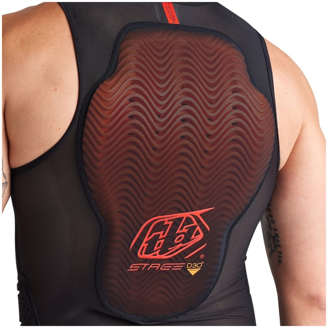 Crossryggskydd Stage Ghost D3O Svart TROY LEE DESIGNS Small – bild 3