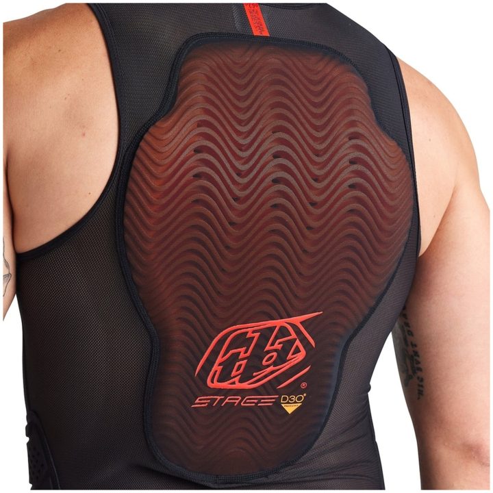 Crossryggskydd Stage Ghost D3O Svart TROY LEE DESIGNS Small – bild 3