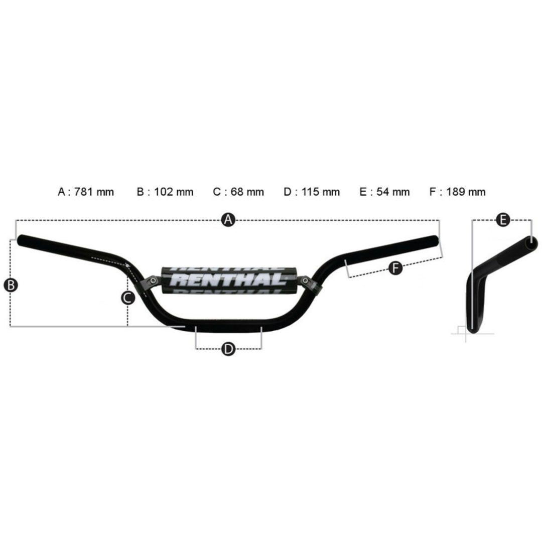 Crossstyre Fatbar 745 RENTHAL – bild 2