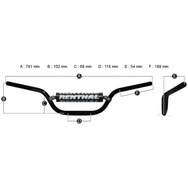 Crossstyre Fatbar 745 RENTHAL – bild 2