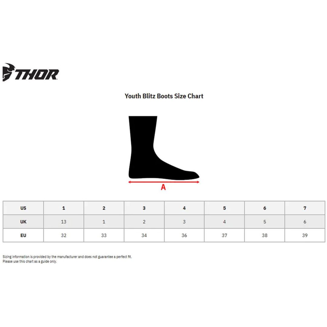 Crosstövlar Barn Blitz Xr Vit/Svart THOR 32 (1 US) – bild 9