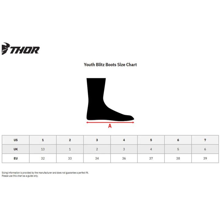 Crosstövlar Barn Blitz Xr Vit/Svart THOR 32 (1 US) – bild 9