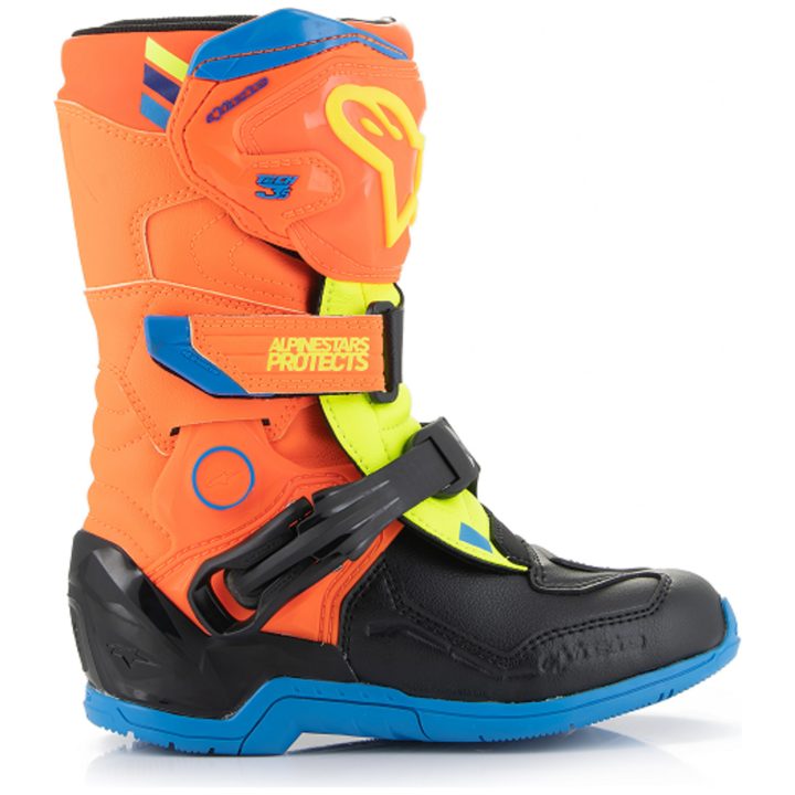 Crosstövlar Barn T3s Orange/Blå/Gul ALPINESTARS 28 (10 us) – bild 7