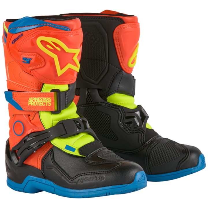 Crosstövlar Barn T3s Orange/Blå/Gul ALPINESTARS 28 (10 us) – bild 8