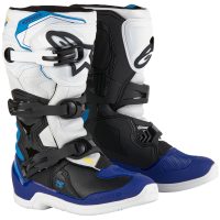 Crosstövlar Barn Tech 3s Svart/Blå/Vit ALPINESTARS