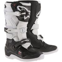 Crosstövlar Barn Tech 7s Svart/Vit Alpinestars