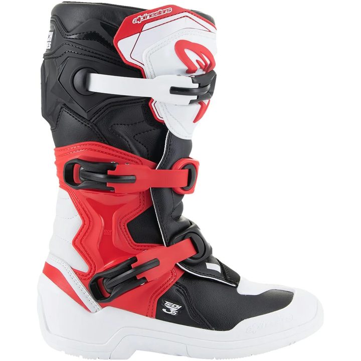 Crosstövlar Barn Tech3s Vit/Svart/Röd ALPINESTARS 34 (2 us) – bild 5