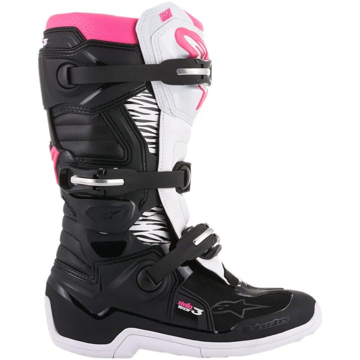 Crosstövlar Dam Tech 3 Svart/Vit/Rosa ALPINESTARS 43 (9 us) – bild 6