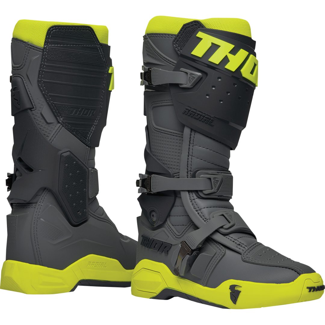Crosstövlar Radial Grå/Fluorescerande Gul THOR 42
