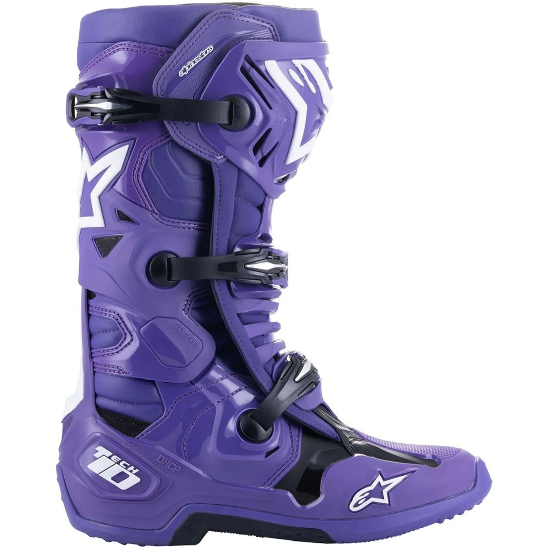 Crosstövlar Tech 10 Lila/Svart ALPINESTARS 39 (7 us) – bild 3