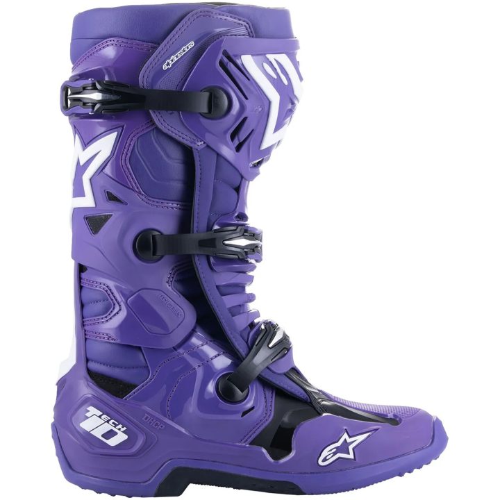 Crosstövlar Tech 10 Lila/Svart ALPINESTARS 39 (7 us) – bild 3