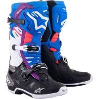 Crosstövlar Tech 10 Svart/Blå/Vit ALPINESTARS