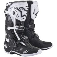 Crosstövlar Tech 10 Svart/Vit Alpinestars