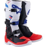 Crosstövlar Tech 3 Svart Röd Vit ALPINESTARS