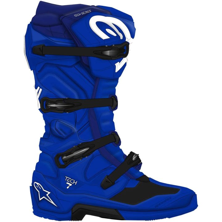 Crosstövlar Tech 7 Blå ALPINESTARS 40.5 – bild 4