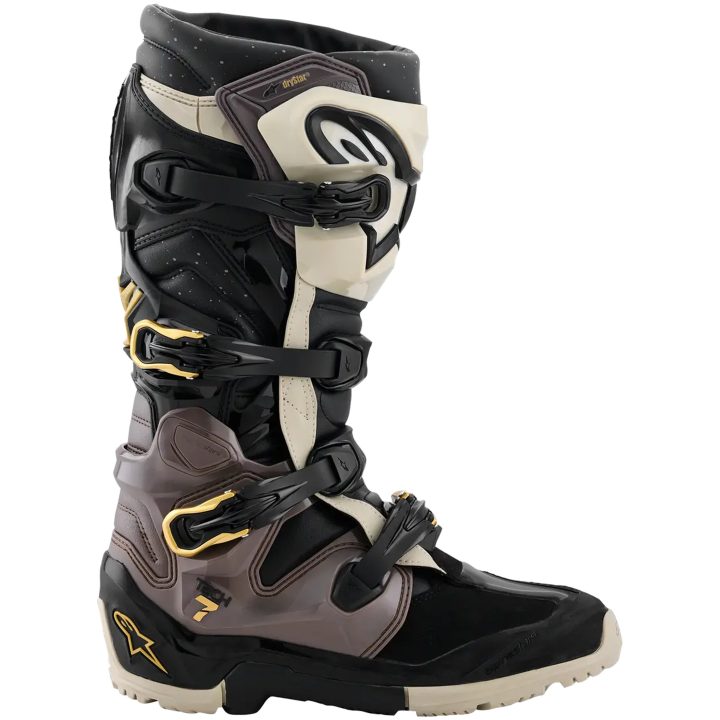 Crosstövlar Tech 7 Enduro Drystar® Svart/Guld ALPINESTARS 43 – bild 4
