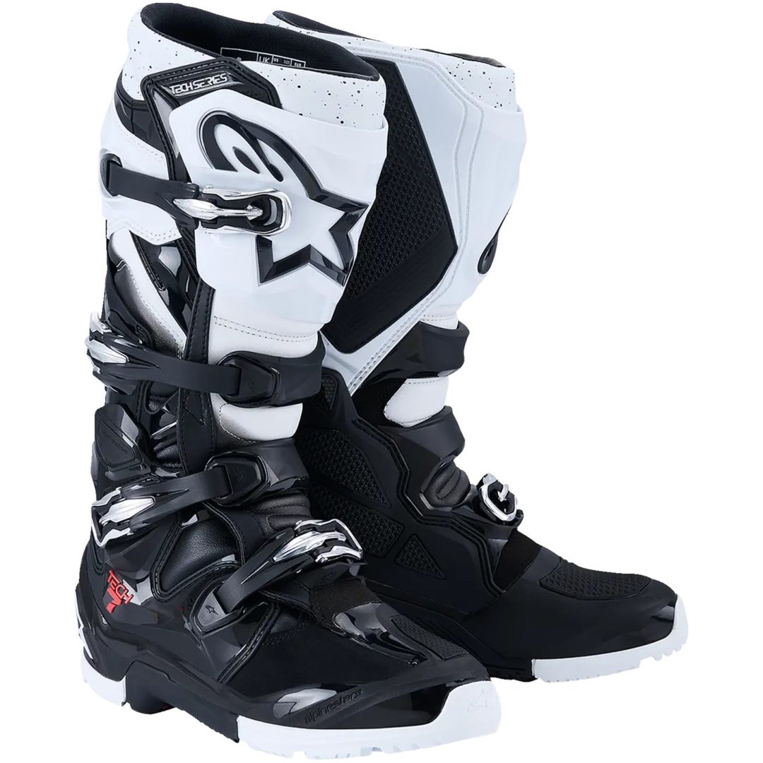 Crosstövlar Tech 7 Enduro Vit/Svart ALPINESTARS 44.5