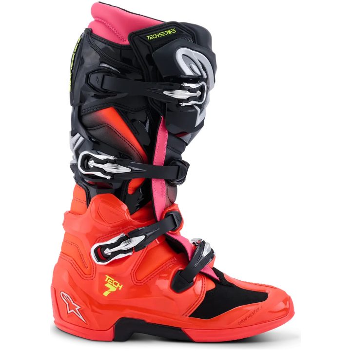 Crosstövlar Tech 7 Ljus Röd ALPINESTARS 38 – bild 4