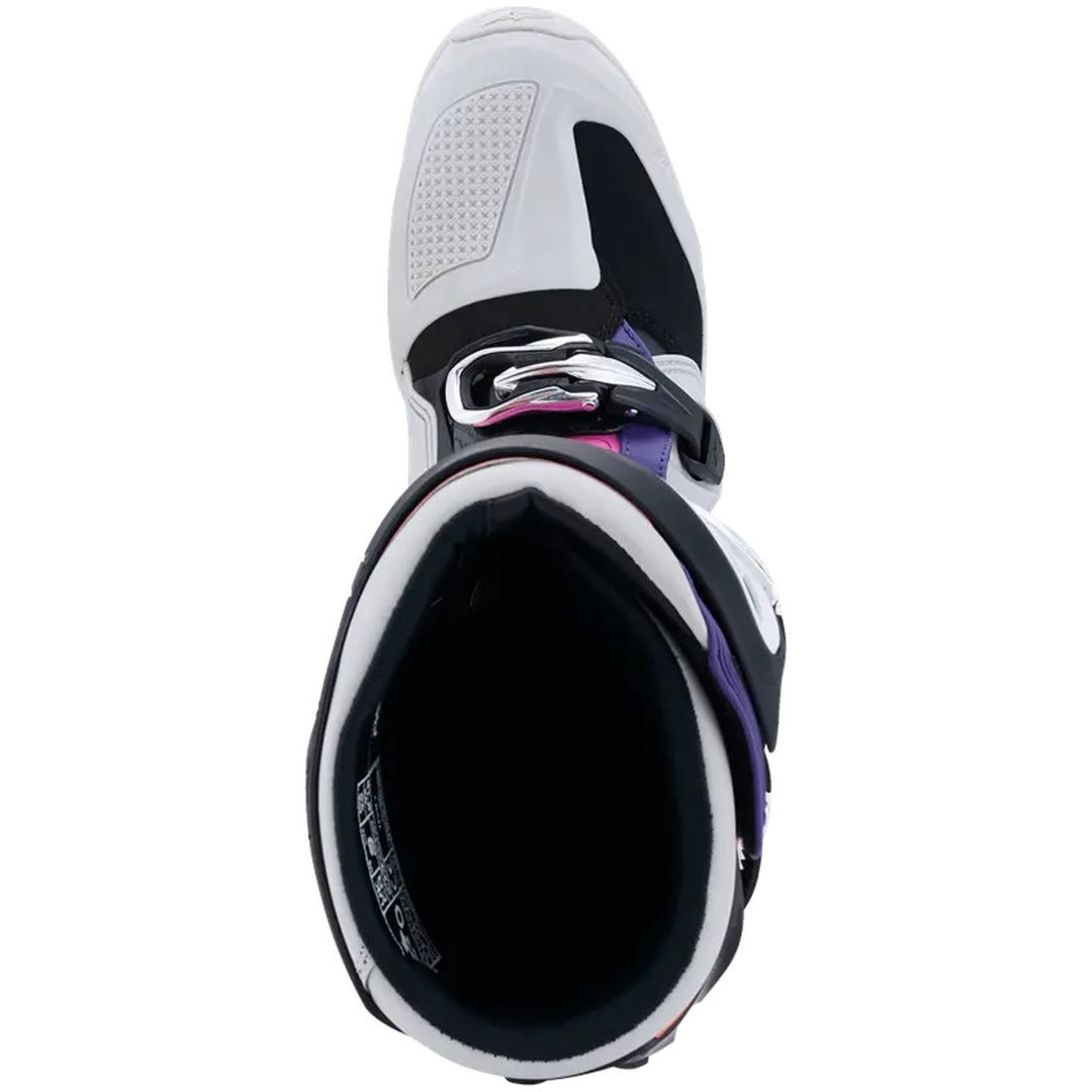Crosstövlar Tech 7 Vit/Lila ALPINESTARS 39 – bild 3