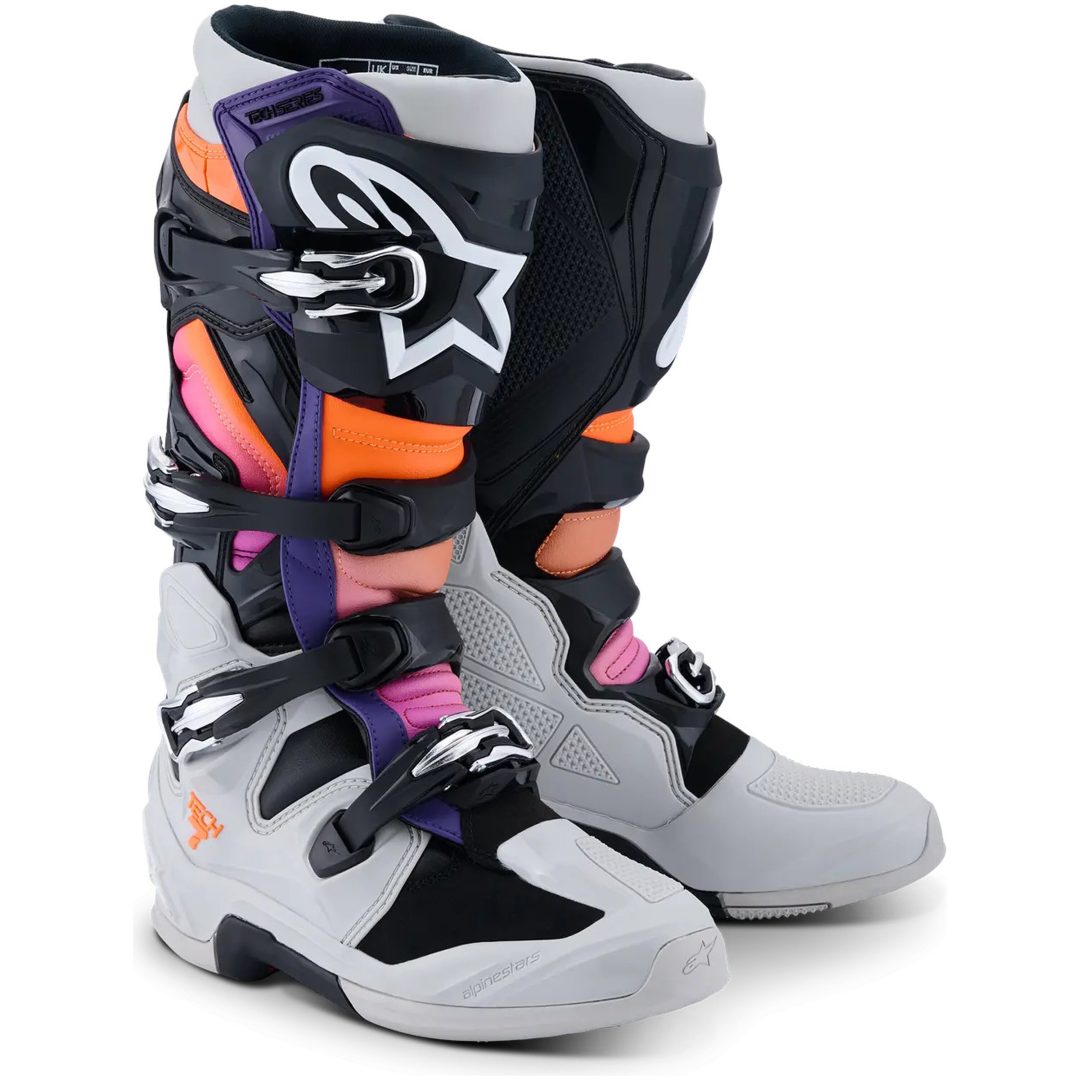 Crosstövlar Tech 7 Vit/Lila ALPINESTARS 39