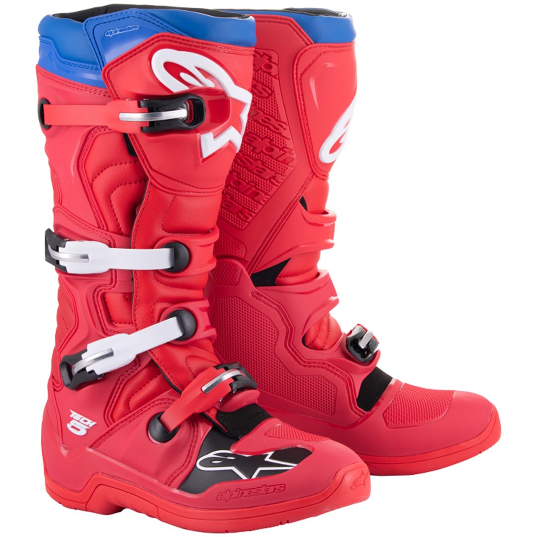 Crosstövlar Tech5 Röd/Blå ALPINESTARS 41 (7 us)