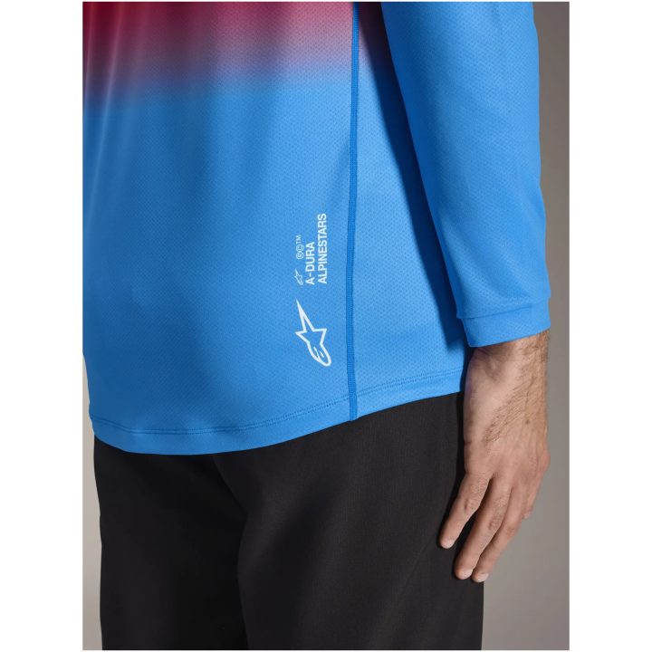 Crosströja A-Dura Astars 2.0 Långärmad Blå ALPINESTARS BICYCLE – bild 2