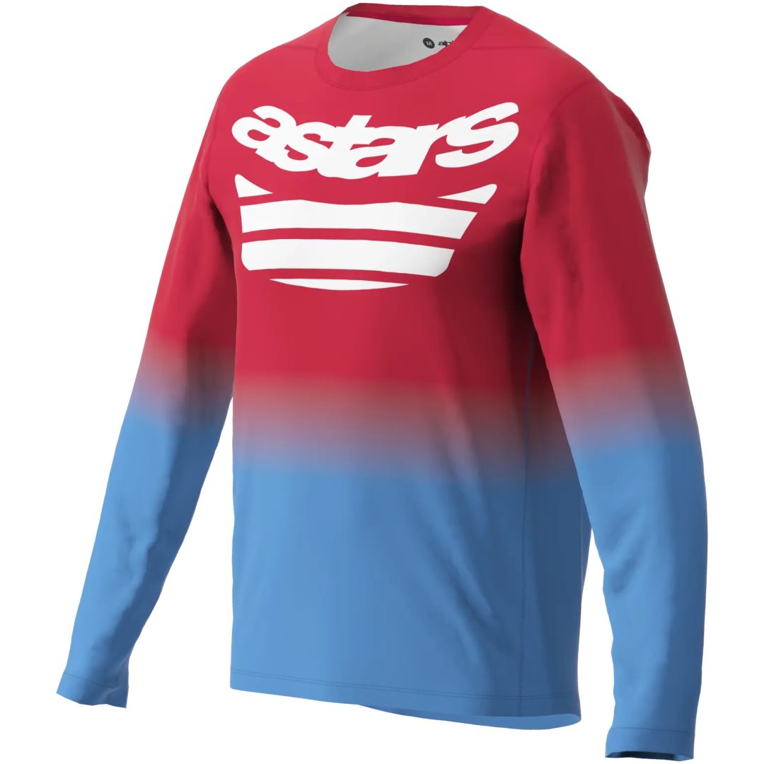 Crosströja A-Dura Astars 2.0 Långärmad Blå ALPINESTARS BICYCLE