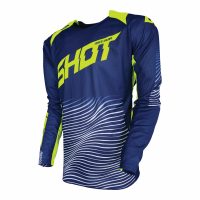 Crosströja AEROLITE OPTICA 2018 Blå/Neon/Gul Shot