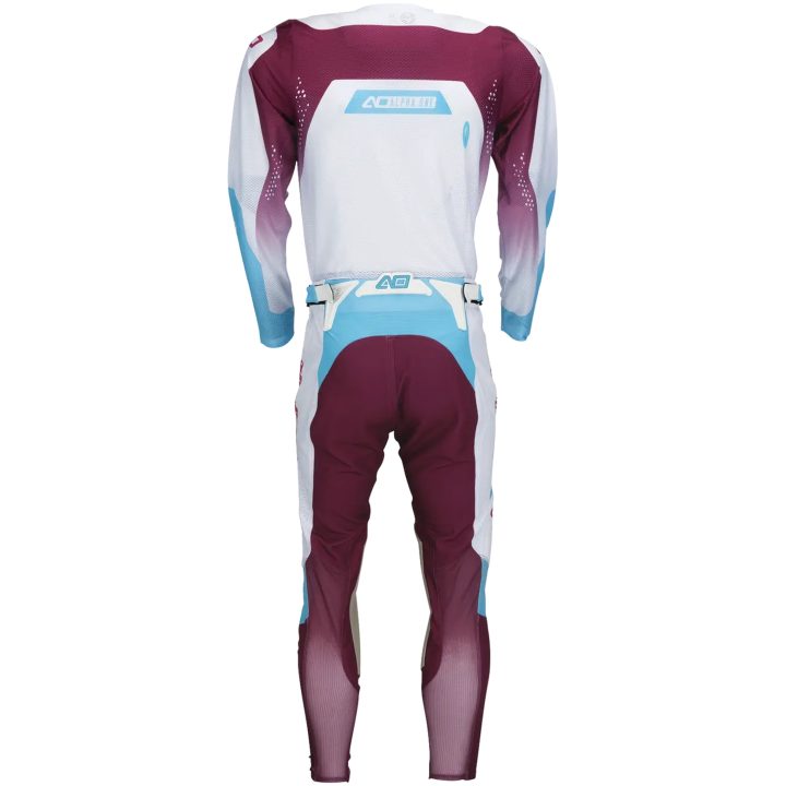 Crosströja Alpha One Blå Lila Vit MOOSE OFFROAD SOFT-GOODS – bild 3