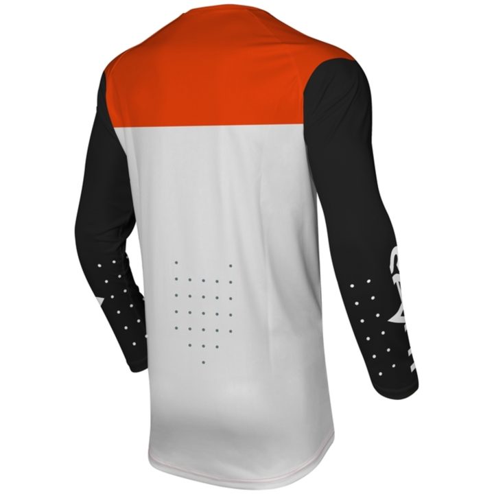 Crosströja Aperture Vit/Orange SEVEN MX Large Barn – bild 2