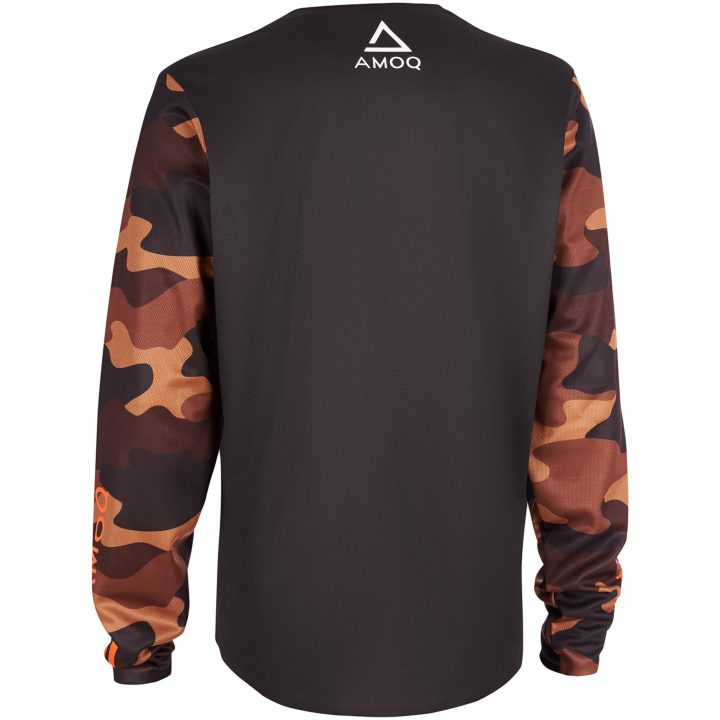 Crosströja Ascent Comp Brun Camo AMOQ XS – bild 4